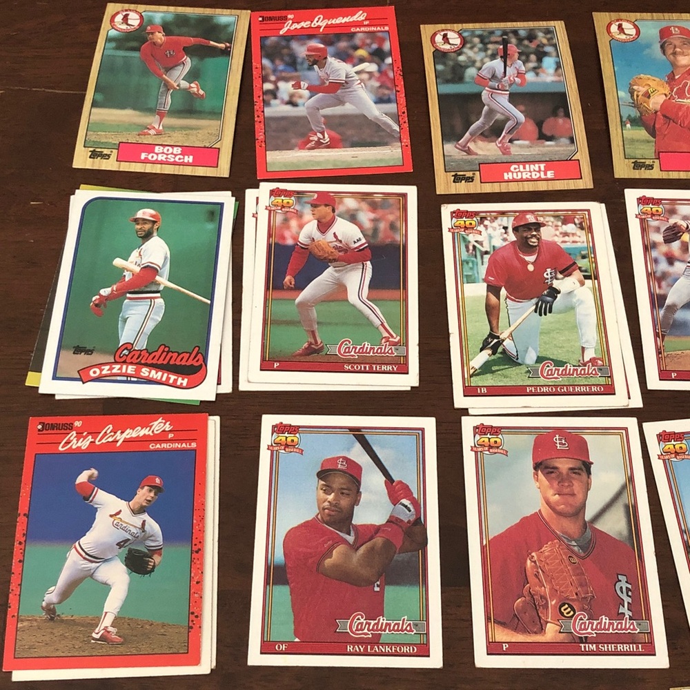 Vintage St. Louis Cardinals Baseball Trading Card Set - Picture 2 of 8